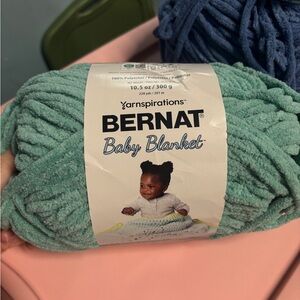 Bernat Baby Blanket Yarn Misty Jungle Green